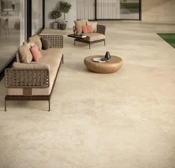 Ro'Ma Carrelage Travertin<Carrelage effet Travertin Beige Vein Cut 120x60x0,9 cm Mat Neravio - Sol et mur intérieur (vendu par carton de 1,44 m²) - RO'MA CA