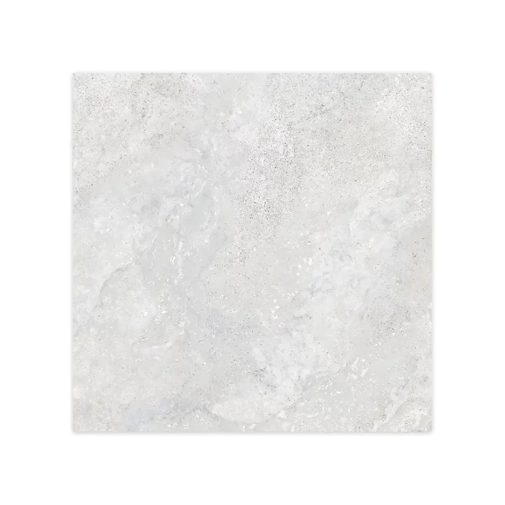 Ro'Ma Carrelage Travertin<Carrelage effet Travertin Gris Clair 90x90x0,9 cm In&Out Castorel - Sol et mur intérieur et Sol extérieur -