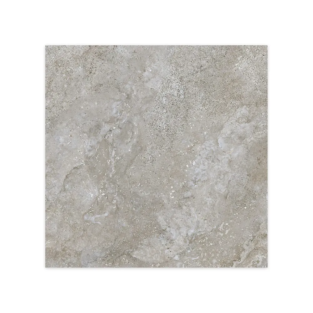Ro'Ma Carrelage Travertin<Carrelage effet Travertin Gris Marron 90x90x0,9 cm In&Out Castorel - Sol et mur intérieur et Sol extérieur -