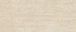 Ro'Ma Carrelage Carrelage effet Travertin 3D Beige Stripe 120x50x0,85 cm Mat Venerio - Mur intérieur (vendu par carton de 1,8 m²) - RO'MA CARRELAG- Travertin