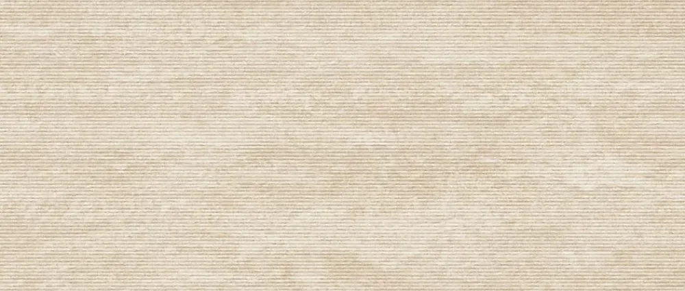 Ro'Ma Carrelage Carrelage effet Travertin 3D Beige Stripe 120x50x0,85 cm Mat Venerio - Mur intérieur (vendu par carton de 1,8 m²) - RO'MA CARRELAG- Travertin