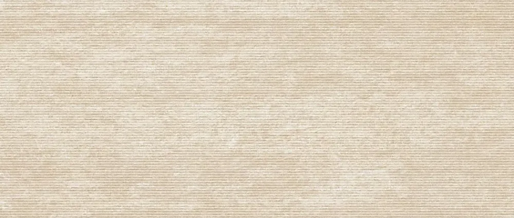 Ro'Ma Carrelage Carrelage effet Travertin 3D Beige Stripe 120x50x0,85 cm Mat Venerio - Mur intérieur (vendu par carton de 1,8 m²) - RO'MA CARRELAG- Travertin