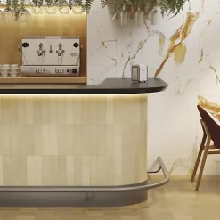 Les Carreaux De Jean  Carrelage Effet Zellige Beige AGADIR - Cotto Oscuro mate 14,7x14,7 - Les Carreaux de Jean- Faïence Pour Cuisine