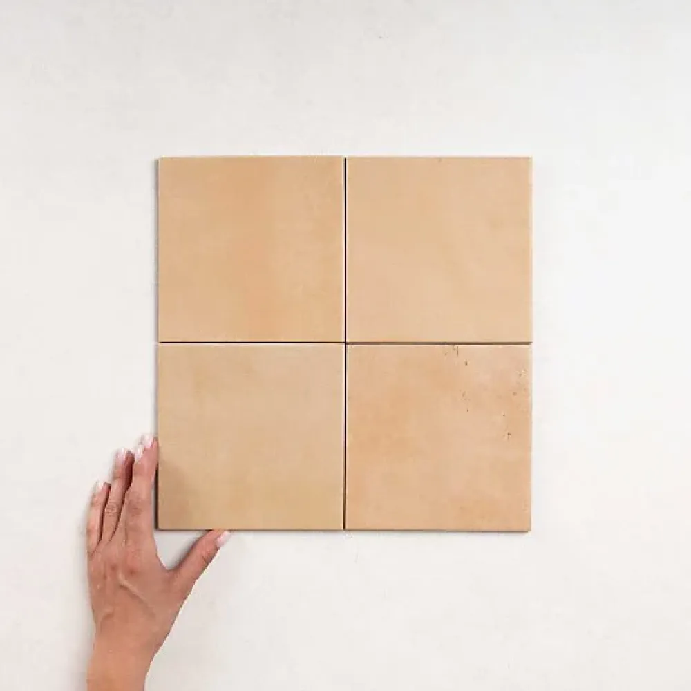 Les Carreaux De Jean Faïence Pour Cuisine<Carrelage Effet Zellige Beige AGADIR - Cotto Claro mate 14,7x14,7 - Les Carreaux de Jean