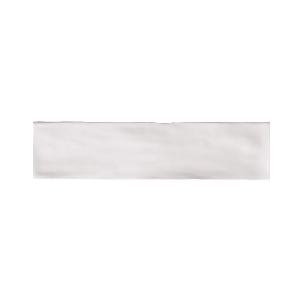Ro'Ma Carrelage Carrelage Mural Uni<Carrelage effet Zellige Blanc Perle 30x7,5x0,82 cm Brillant Novaril - Mur intérieur -