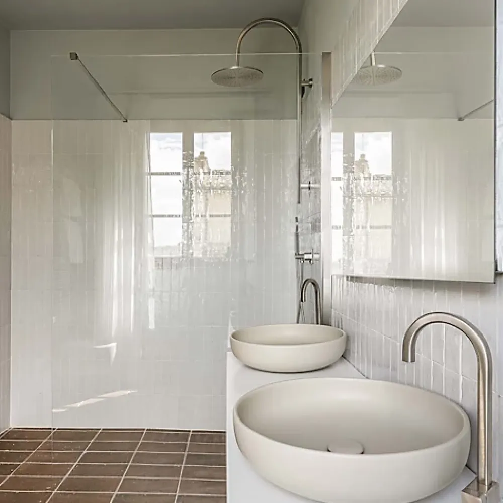 Les Carreaux De Jean Faïence Pour Pièce À Vivre|Faïence Pour Cuisine<Carrelage Effet Zellige Blanc TANGER 6x24 White - Les Carreaux de Jean