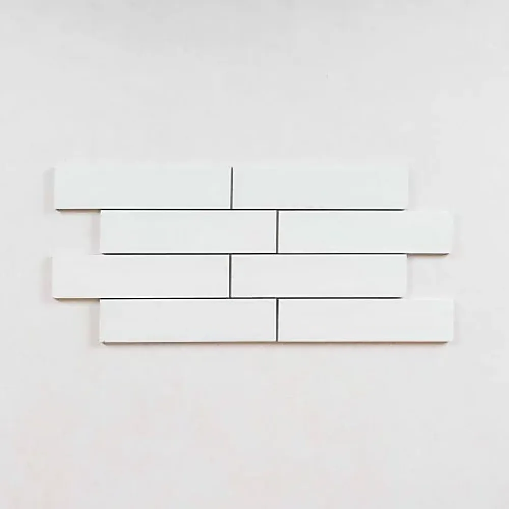 Les Carreaux De Jean Faïence Pour Pièce À Vivre|Faïence Pour Cuisine<Carrelage Effet Zellige Blanc TANGER 6x24 White - Les Carreaux de Jean