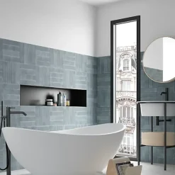 Gioia Materia Faïence Pour Douche|Faïence Pour Salle De Bains<Carrelage Effet Zellige Bleu ARGILE 6x24,6 Sky - Les Carreaux de Jean