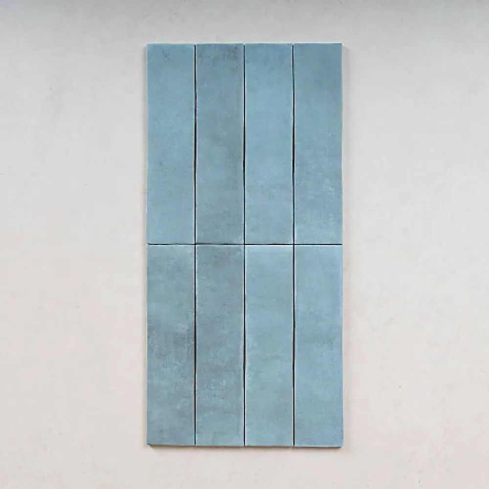 Gioia Materia Faïence Pour Douche|Faïence Pour Salle De Bains<Carrelage Effet Zellige Bleu ARGILE 6x24,6 Sky - Les Carreaux de Jean
