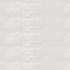 Ro'Ma Carrelage Carrelage effet Zellige Blanc 30x7,5x0,82 cm Salerno - Mur intérieur -- Carrelage Mural Uni