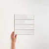Les Carreaux De Jean  Carrelage Effet Zellige Blanc NARA Blanco Gloss 7,5x30cm - Les Carreaux de Jean- Faïence Pour Pièce À Vivre|Faïence Pour Salle De Bains