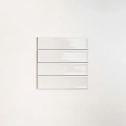 Les Carreaux De Jean  Carrelage Effet Zellige Blanc NARA Blanco Gloss 7,5x30cm - Les Carreaux de Jean- Faïence Pour Pièce À Vivre|Faïence Pour Salle De Bains