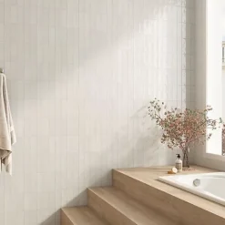 Les Carreaux De Jean  Faïence Pour Cuisine<Carrelage Effet Zellige Blanc NOLITA Blanco 6,5x20 - Les Carreaux de Jean