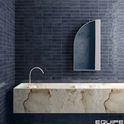 Gioia Materia Carrelage Effet Zellige Bleu Nuit COLO Gloss 5x15 blue night - Les Carreaux de Jean- Faïence Pour Cuisine|Faïence Pour Douche