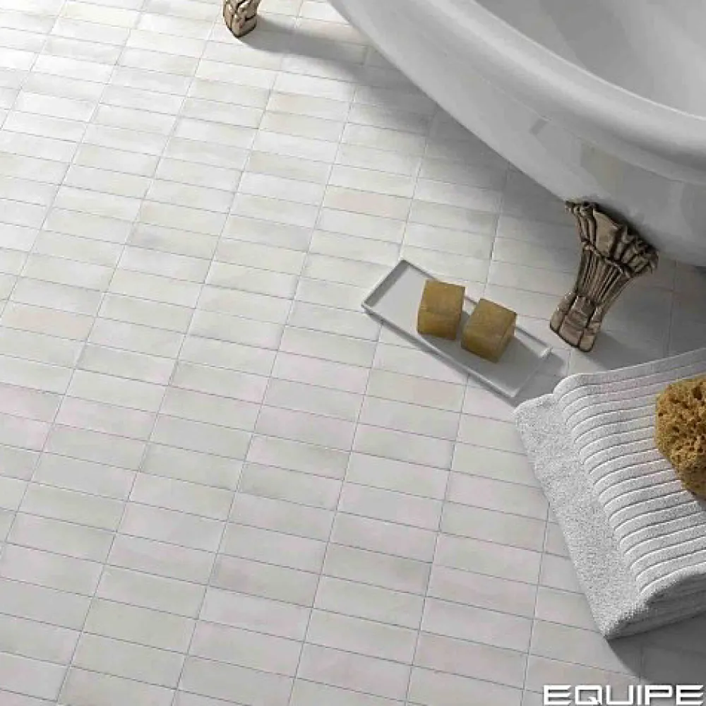 Gioia Materia Carrelage Effet Zellige Blanc COLO Matt 5x15 white - Les Carreaux de Jean- Faïence Pour Cuisine|Faïence Pour Salle De Bains