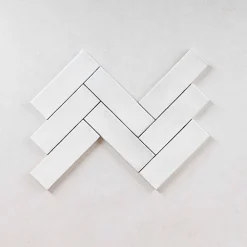 Gioia Materia Carrelage Effet Zellige Blanc COLO Matt 5x15 white - Les Carreaux de Jean- Faïence Pour Cuisine|Faïence Pour Salle De Bains