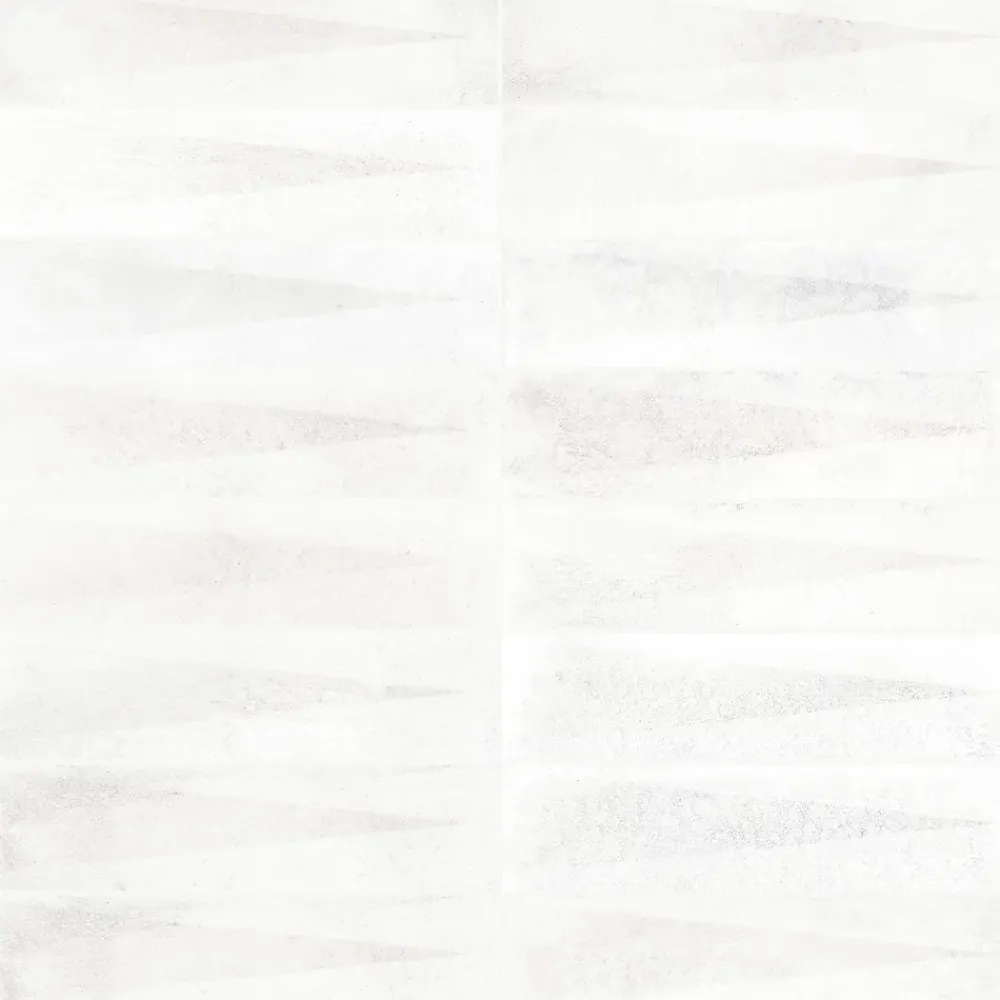 Ro'Ma Carrelage Carrelage Mural Uni<Carrelage effet Zellige 3D Blanc 24,6x6x0,85 cm Montel - Mur intérieur -