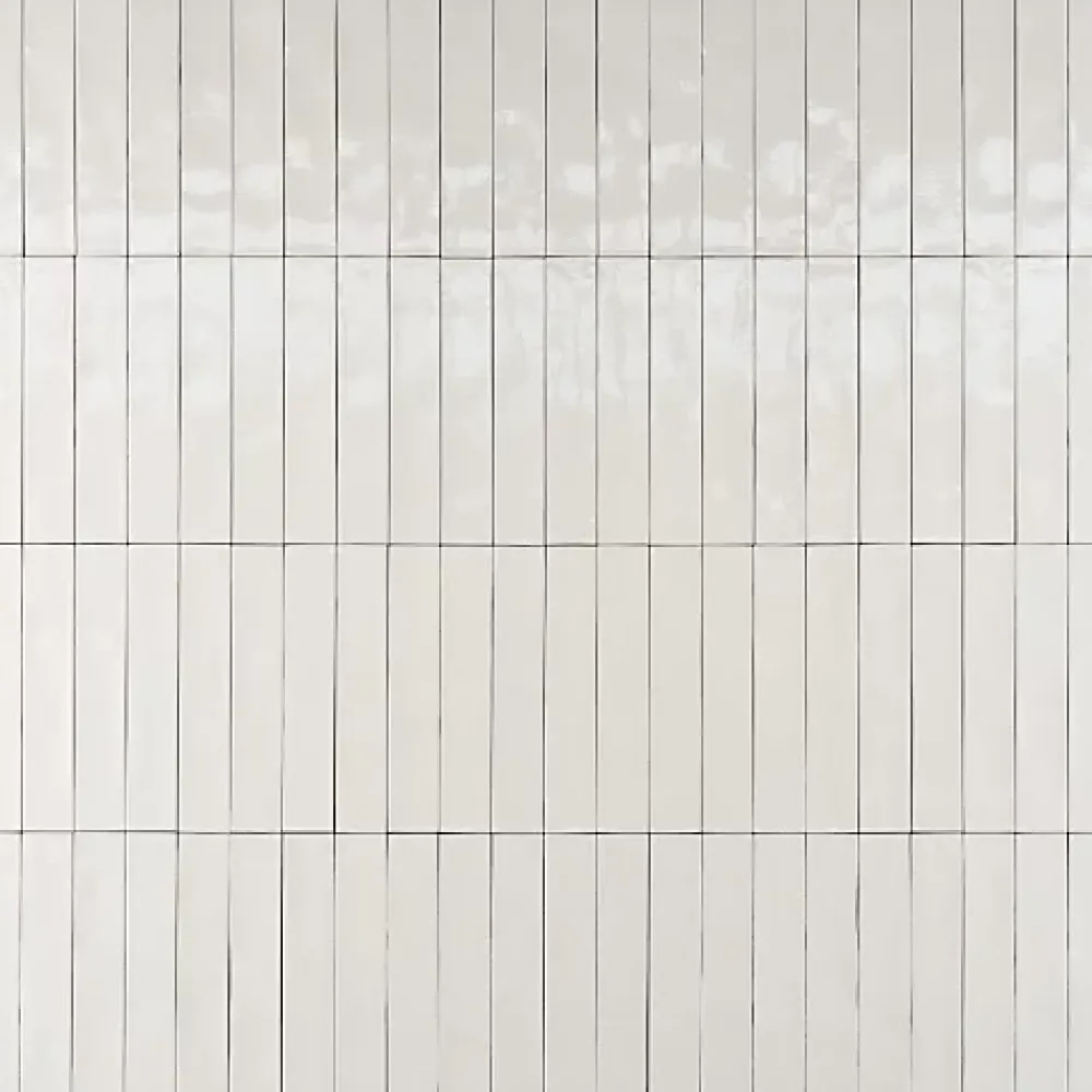 Les Carreaux De Jean Faïence Pour Salle De Bains<Carrelage Effet Zellige LUZ Blanc 5,3x30cm - Les Carreaux de Jean