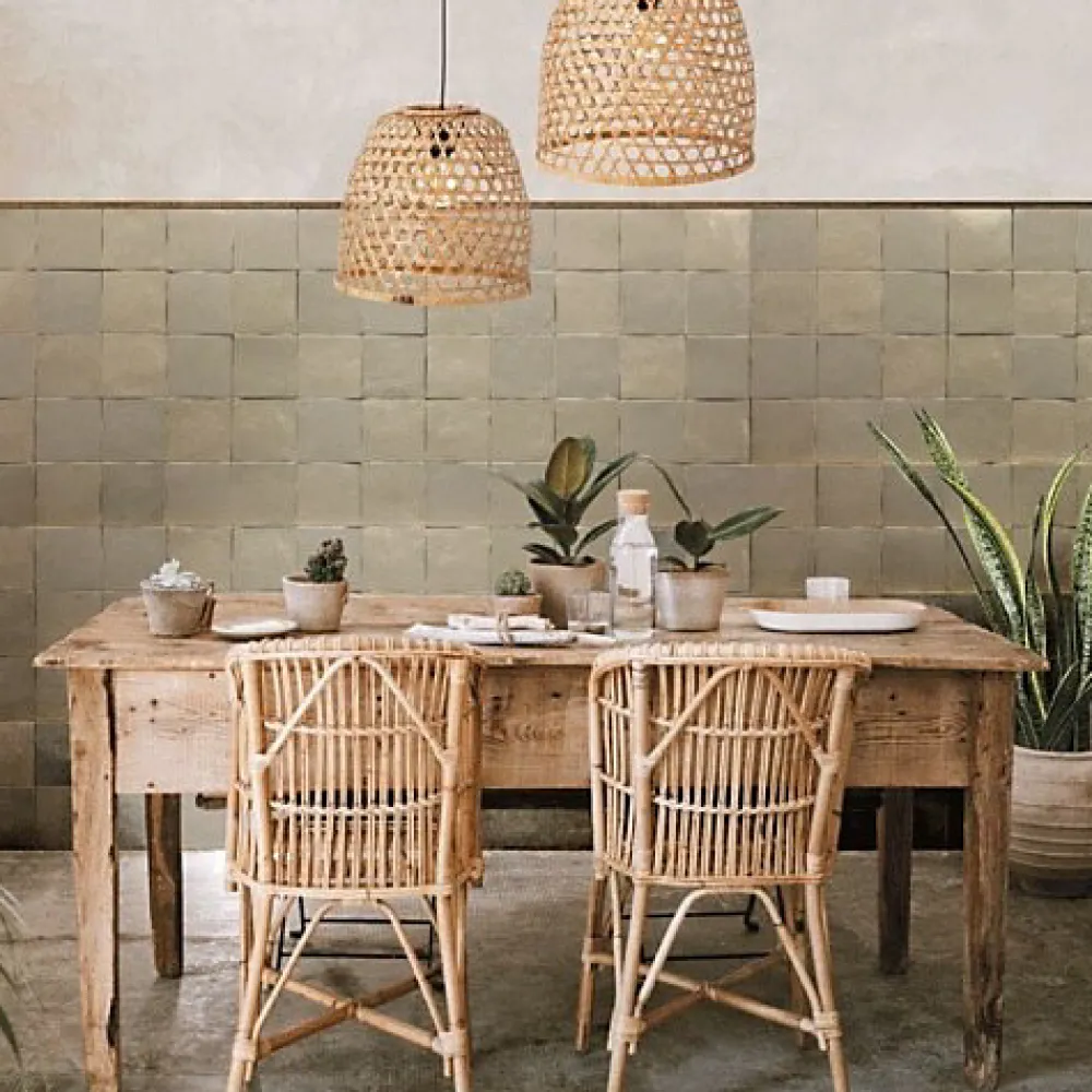 Les Carreaux De Jean Faïence Pour Cuisine<Carrelage Effet Zellige MANARA CLAY 10x10 Temara Taupe - Les Carreaux de Jean