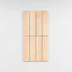 Les Carreaux De Jean Carrelage Effet Zellige Rose TANGER 6x24 Pink - Les Carreaux de Jean- Faïence Pour Cuisine