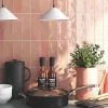 Les Carreaux De Jean  Carrelage Effet Zellige Rose NOLITA Rosa 6,5x20 - Les Carreaux de Jean- Faïence Pour Douche|Faïence Pour Cuisine