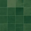 Ro'Ma Carrelage Carrelage Mural Uni<Carrelage effet Zellige Vert Profond 10,7x10,7x0,85 cm Samorel - Mur intérieur -