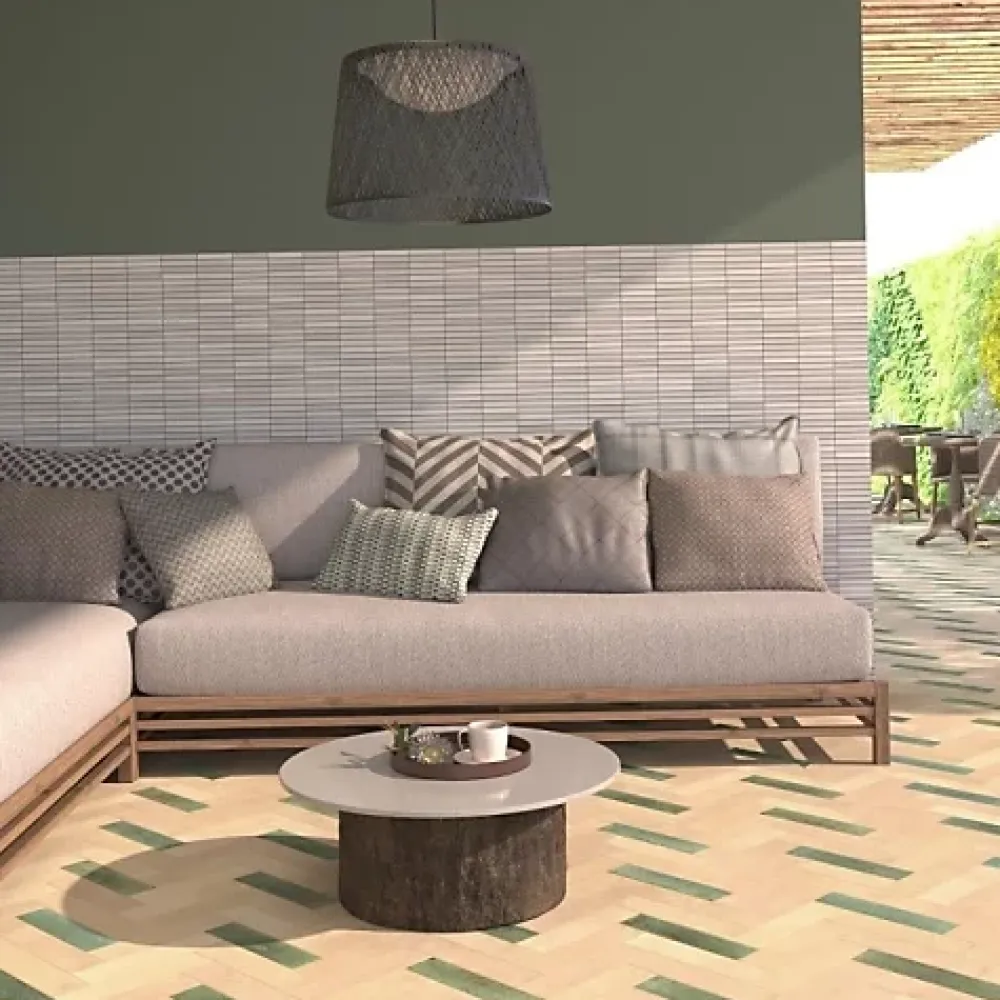 Les Carreaux De Jean Faïence Pour Pièce À Vivre|Faïence Pour Cuisine<Carrelage Effet Zellige Vert Émeraude AGADIR - Selva 7x28 - Les Carreaux de Jean