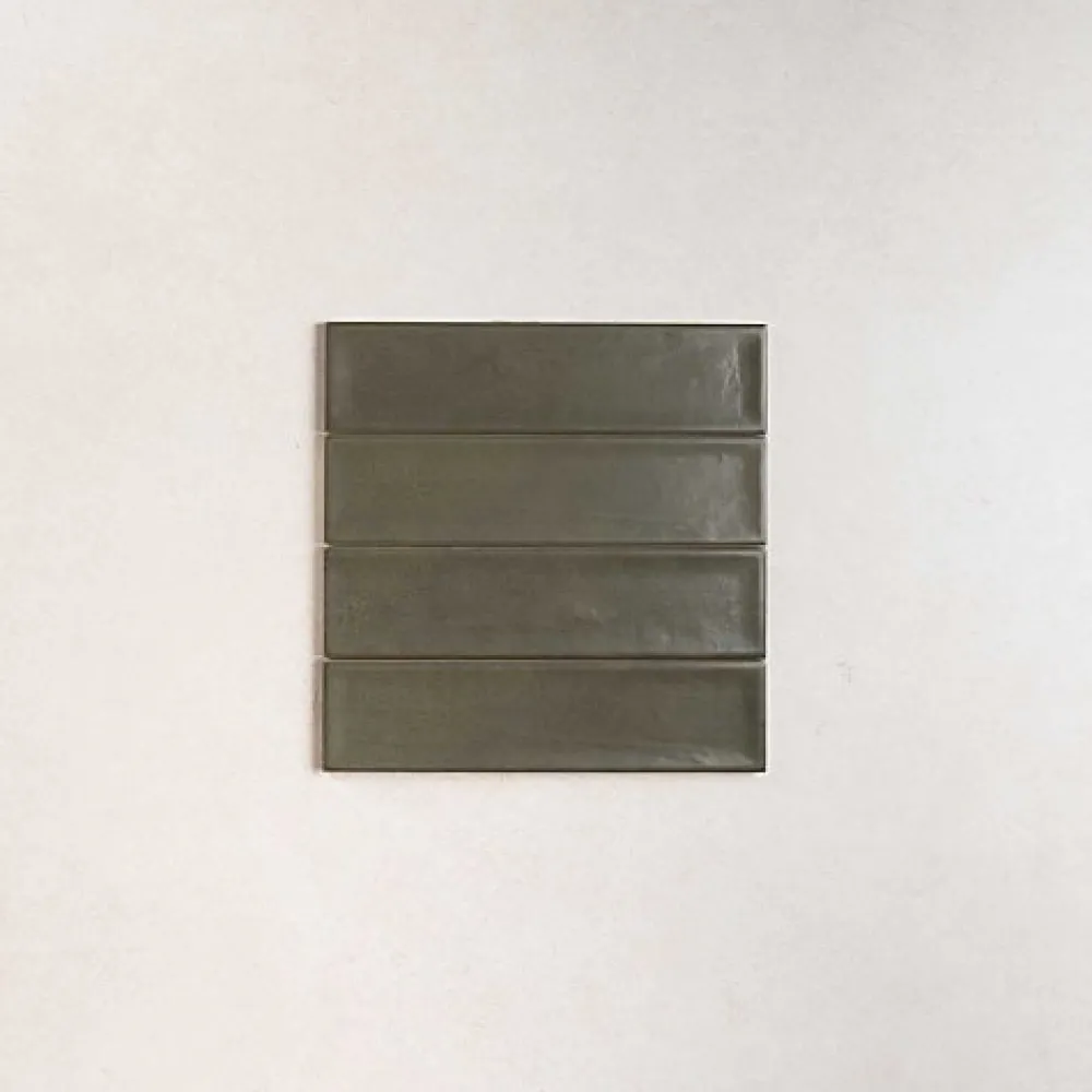 Les Carreaux De Jean Faïence Pour Salle De Bains<Carrelage Effet Zellige Vert Foncé NARA Oliva Mate 7,5x30cm - Les Carreaux de Jean