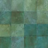 Ro'Ma Carrelage Carrelage Mural Uni<Carrelage effet Zellige Vert 10x10x0,85 cm Caldero - Mur intérieur -