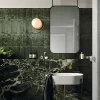 Les Carreaux De Jean  Faïence Pour Salle De Bains<Carrelage Effet Zellige Vert Émeraude TANGER 6x24 Green - Les Carreaux de Jean