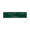 Ro'Ma Carrelage Carrelage effet Zellige Vert Profond 30x7,5x0,82 cm Brillant Novaril - Mur intérieur -- Carrelage Mural Uni|Carrelage Mural Pour Pièce À Vivre