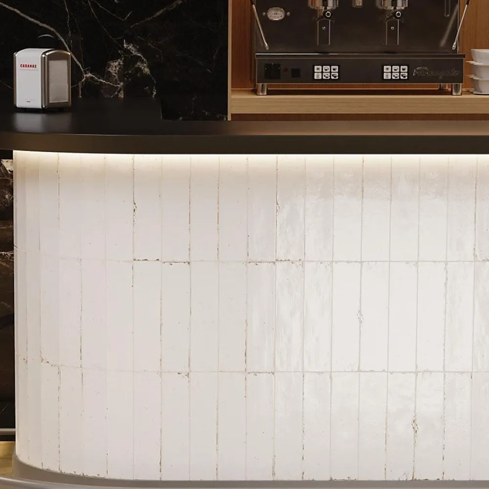 Concept Mosaïque Faïence Pour Cuisine|Faïence Unie<Carrelage effet zellige 7x28 cm AGADIR NIEBLA