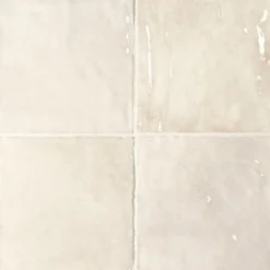 Concept Mosaïque carrelage effet zellige 13,2x13,2 cm MAJESTIC WHEAT- Faïence Pour Douche|Faïence Unie