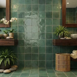 Concept Mosaïque Carrelage effet zellige 14,7x14,7 cm AGADIR SELVA- Carrelage Mural Uni|Carrelage Mural Pour Cuisine