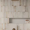 Concept Mosaïque carrelage effet zellige 6,3x25 cm magnetism WHITE- Faïence Unie|Faïence Pour Wc