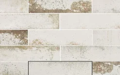 Concept Mosaïque carrelage effet zellige 6,3x25 cm magnetism WHITE- Faïence Unie|Faïence Pour Wc