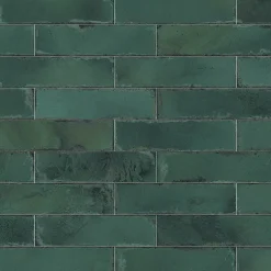 Concept Mosaïque carrelage effet zellige 8x31,5 cm luca jade- Faïence Unie|Faïence Pour Wc