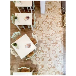 Eiffel art construction Carrelage extérieur antidérapant effet bois 20x120 cm WEWOOD BLANCO GRIP- Carrelage Extérieur Et Terrasse