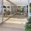 Aelle Carrelage Carrelage Extérieur Et Terrasse<Carrelage extérieur antidérapant effet pierre beige 120x120 cm SEINE R CREMA