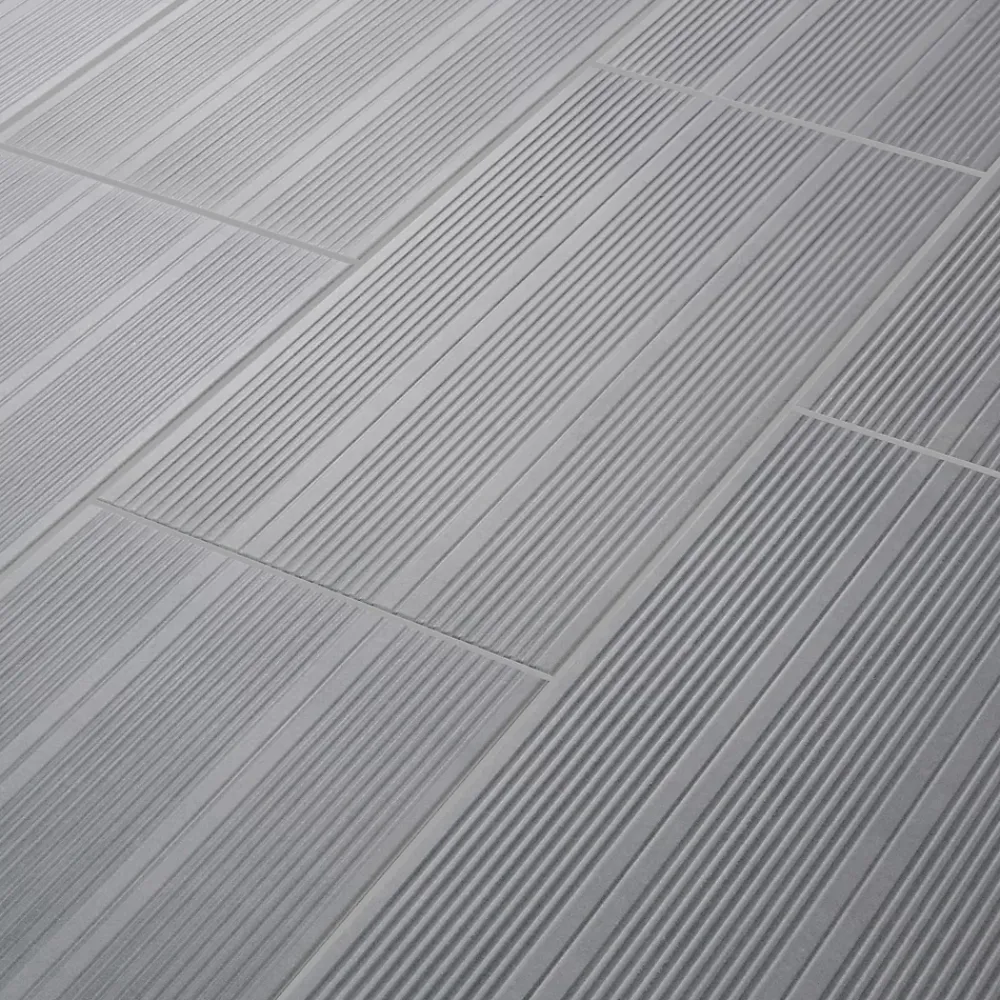 GoodHome Carrelage Extérieur Et Terrasse<Carrelage extérieur Kontempo anthracite 37 x 75 cm (vendu au carton)