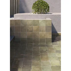 Aelle Carrelage Carrelage Extérieur Et Terrasse<Carrelage extérieur piscine carré vert mate 15x15 cm SPA&POOLS JUNGLE MAT