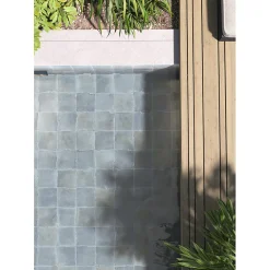 Aelle Carrelage Carrelage Extérieur Et Terrasse<Carrelage extérieur piscine carré bleu mate 15x15 cm SPA&POOLS SEA MAT