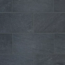 GoodHome Carrelage extérieur Quartzite anthracite 30 x 60 cm- Carrelage Extérieur Et Terrasse