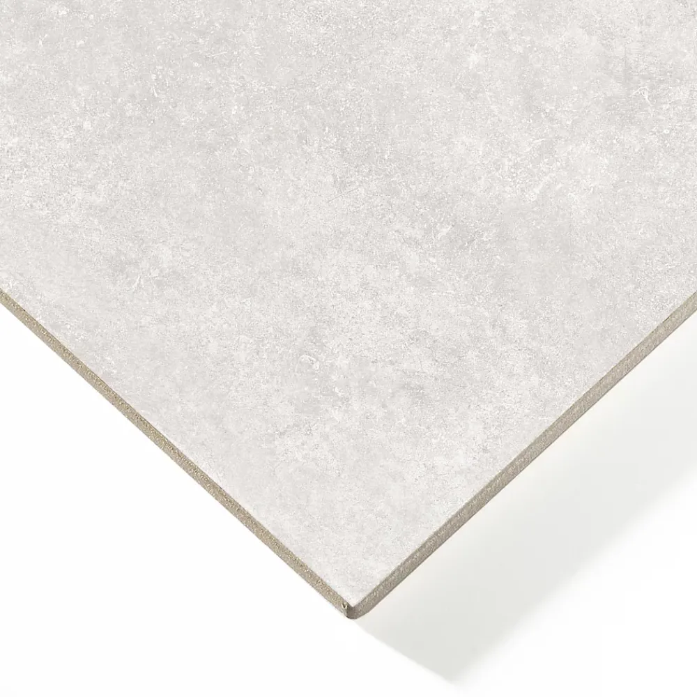 Carrelage extérieur sol et mur en grés cérame émaillé Prisma perla effet pierre matifié 60x60 cm- Carrelage Extérieur Et Terrasse
