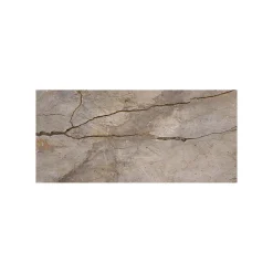 Gioia Materia Carrelage grès cérame effet marbre WILD FOREST 280x120cm Greige (gris/beige) - Brillant / Poli - boîte de 3.34 m2- Carrelage Sol Uni