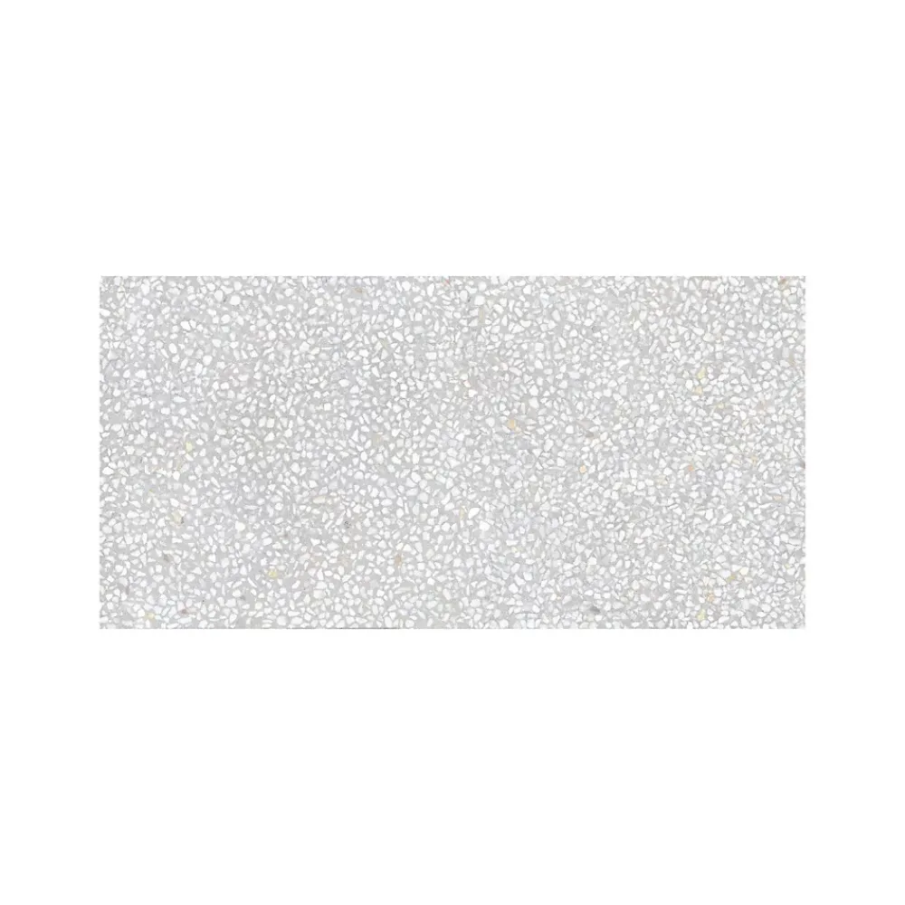 Gioia Materia Carrelage Sol Pour Wc|Carrelage Sol Uni<Carrelage grès cérame effet terrazzo PORTOFINO 120x120 cm Gris clair - Mat - boîte de 1.44 m2