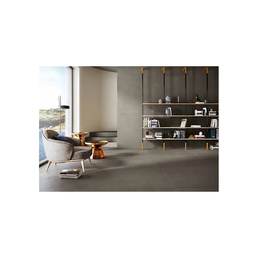 Gioia Materia Carrelage grès cérame effet argile TERRA 120x60 cm Coral - Naturel - boîte de 1.44 m2- Carrelage Sol Uni