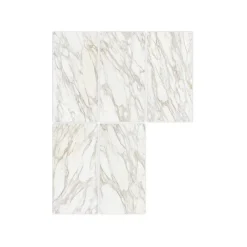 Gioia Materia Carrelage Sol Pour Wc|Carrelage Sol Uni<Carrelage grès cérame effet marbre Borghini poli 120x120 cm Blanc - Brillant / Poli - boîte de 1.42 m2