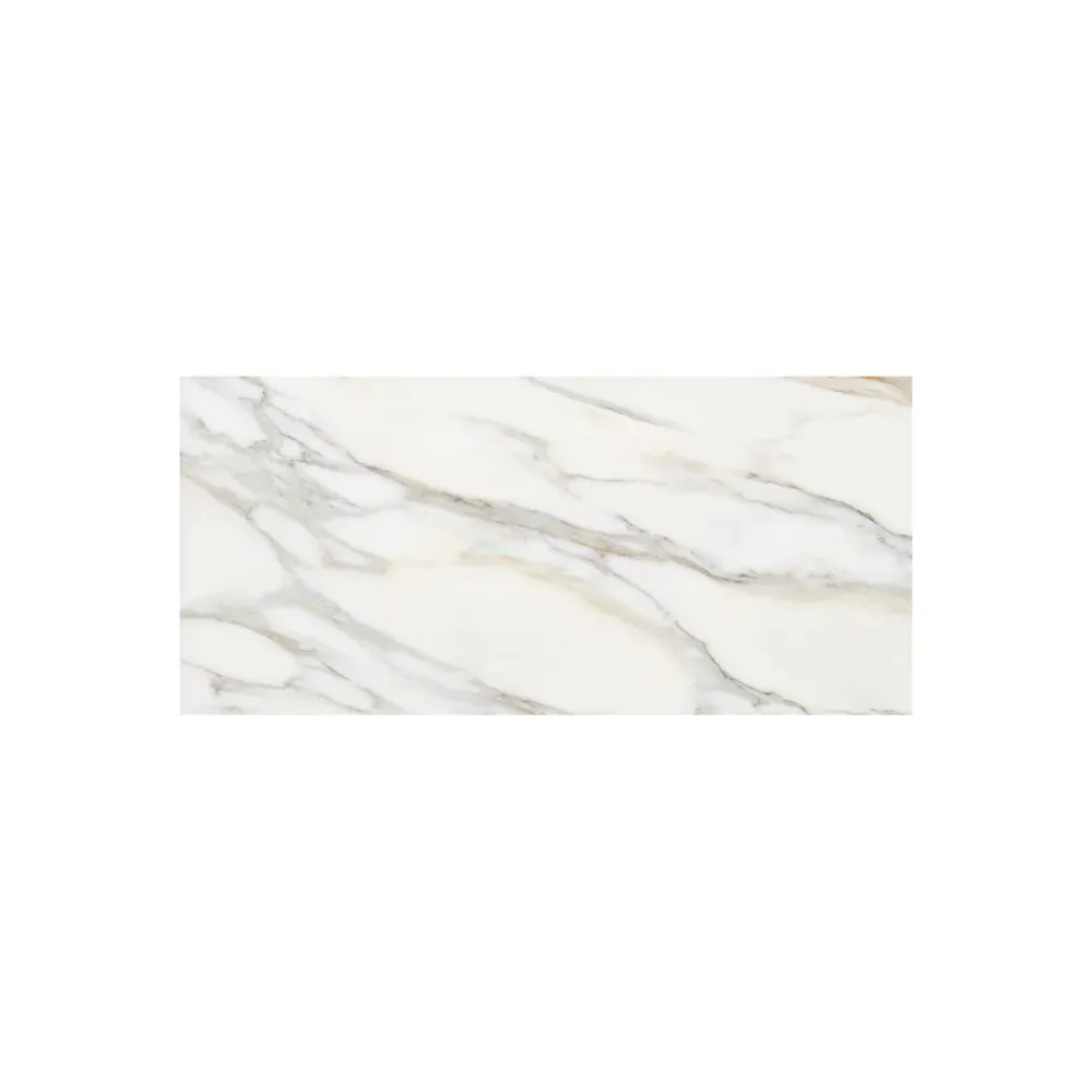 Gioia Materia Carrelage Sol Pour Wc|Carrelage Sol Uni<Carrelage grès cérame effet marbre Borghini poli 120x120 cm Blanc - Brillant / Poli - boîte de 1.42 m2