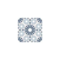 Gioia Materia Carrelage Sol Pour Wc|Carrelage Sol Uni<Carrelage grès cérame effet carreau ciment Valencia Dosaguas 25x25 cm Bleu - Mat - boîte de 1.13 m2